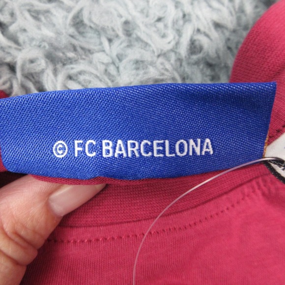 FC Barcelona Shirt Mens Small Red Soccer Short Sleeve Graphic Tee FCB NWT - Picture 7 of 15